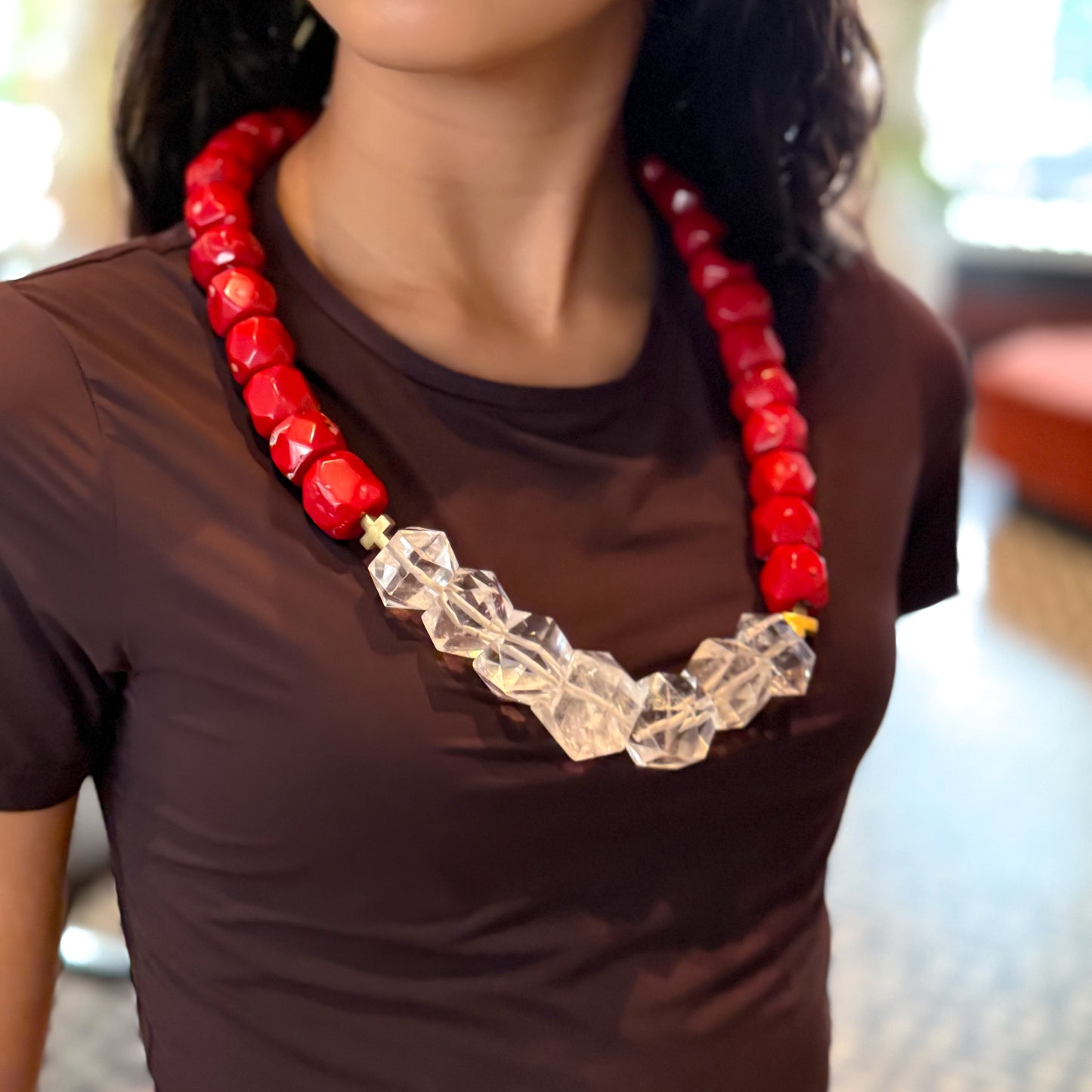 Quartz Armor Necklace