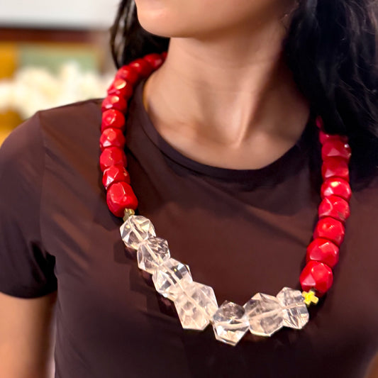 Quartz Armor Necklace