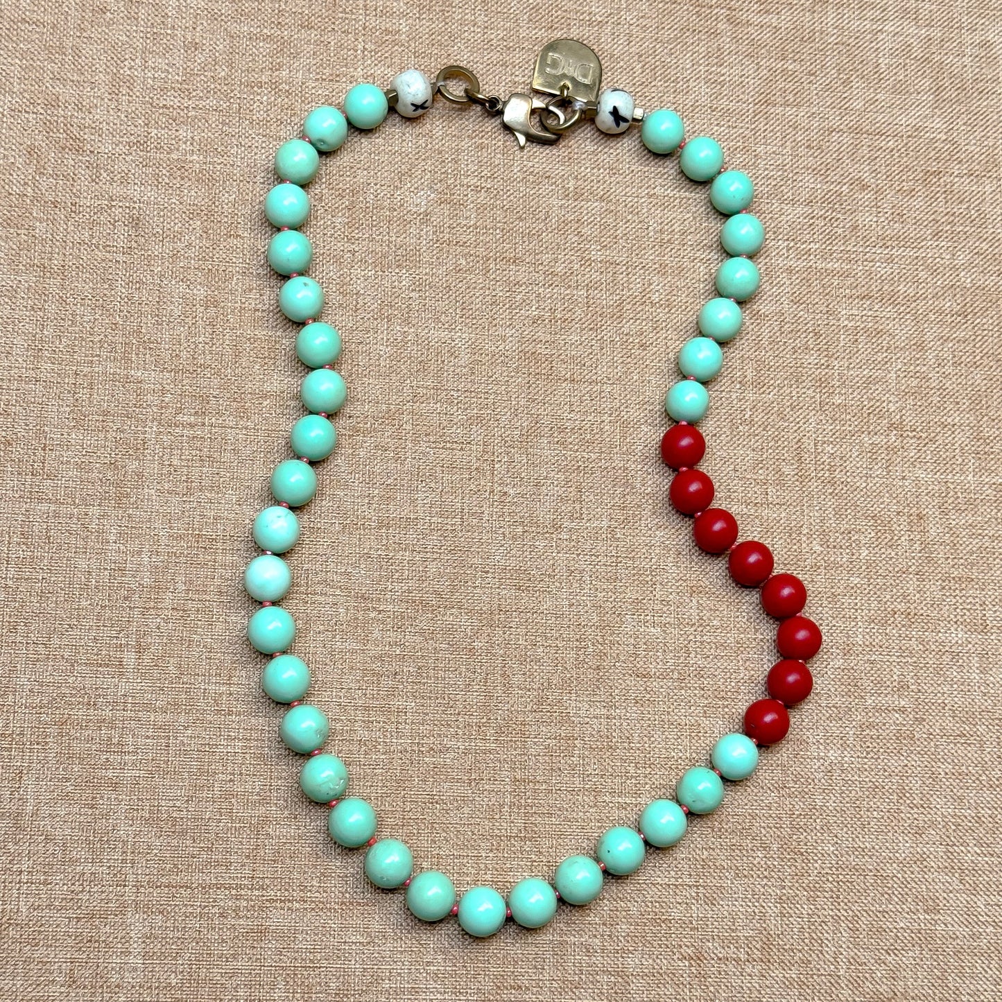 Mint Flame Necklace