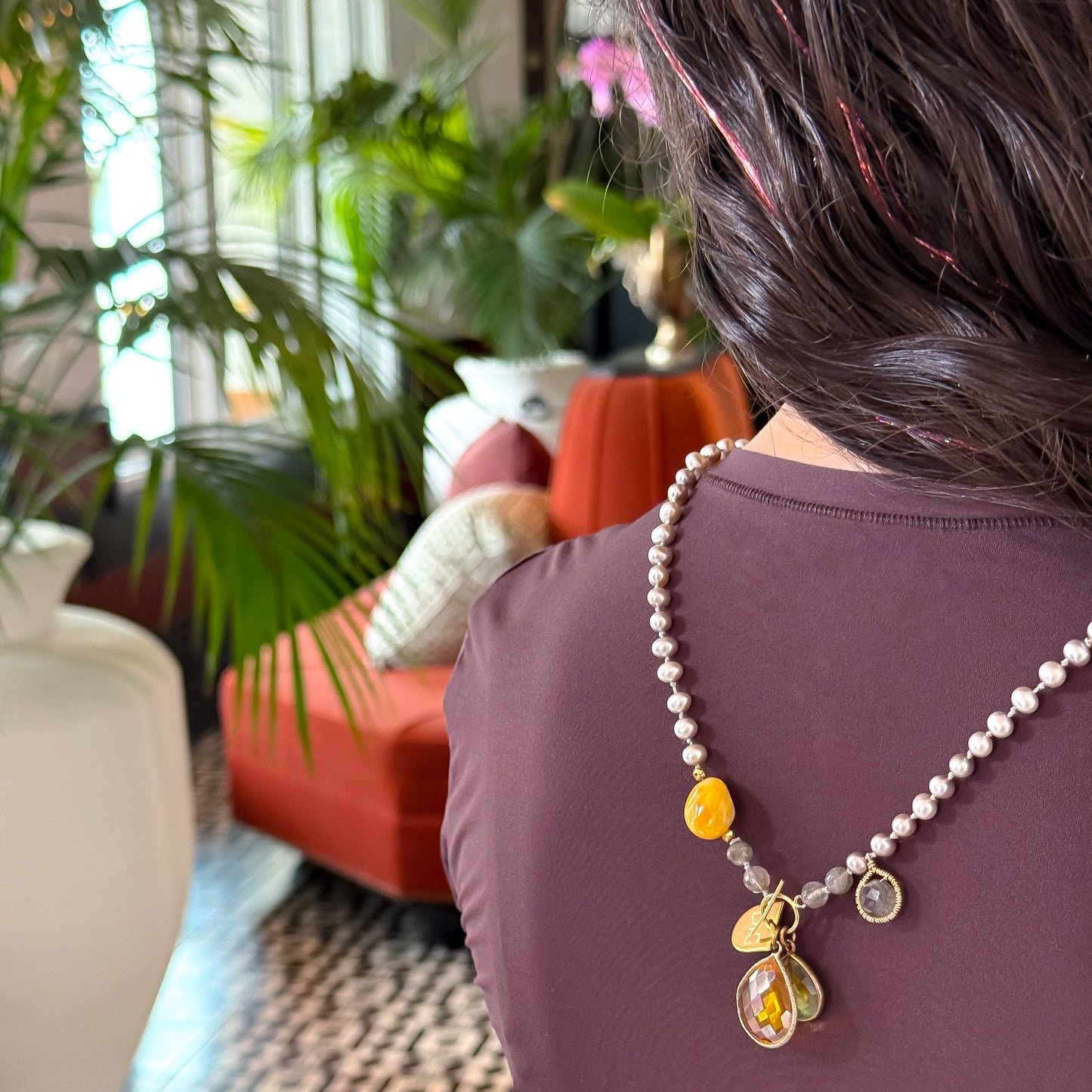Silver Sun Necklace