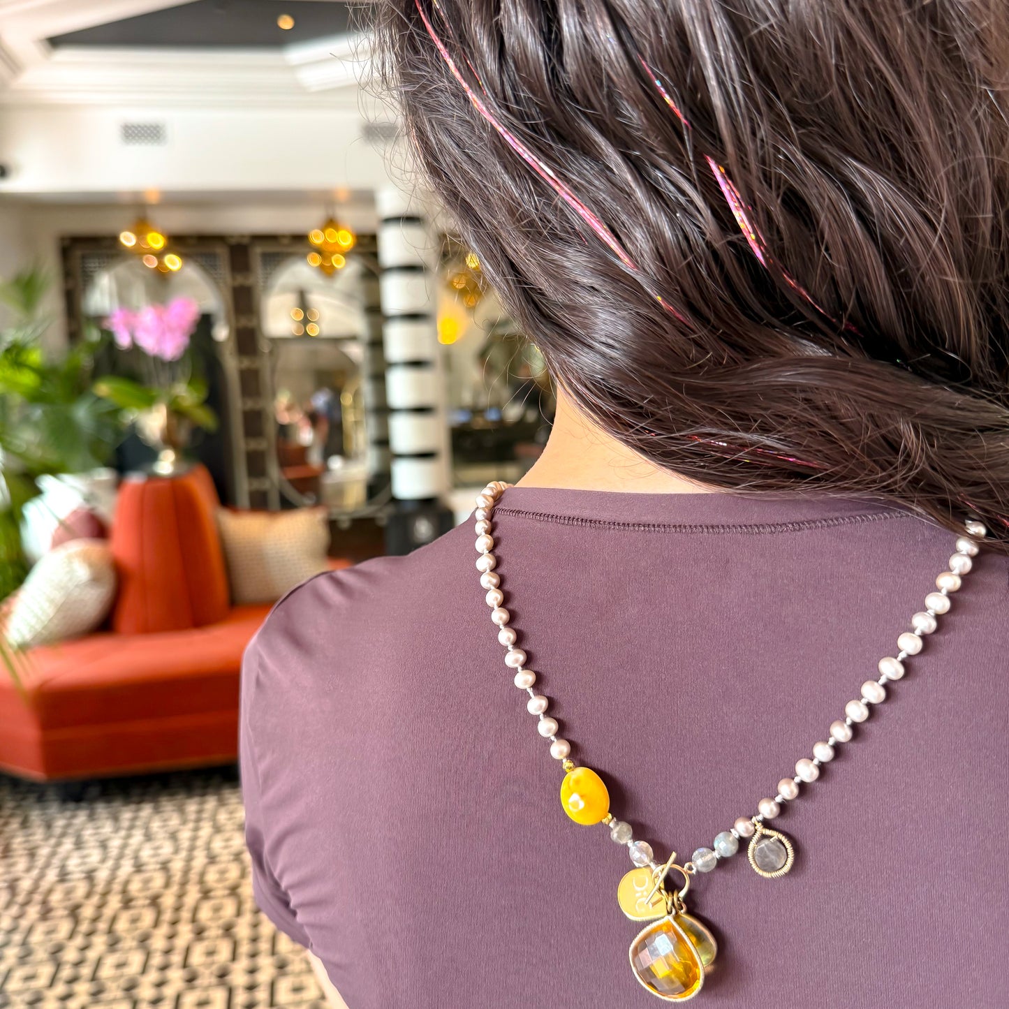 Silver Sun Necklace