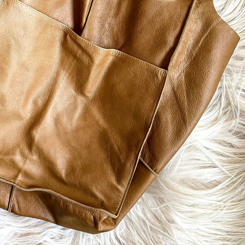 Saddle Leather Wine Bag – Amy DiGregorio