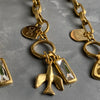 Dove & Crystal Gold Bracelet