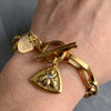 Bee & Crystal Gold Bracelet