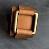 Leather & Bronze Cuff