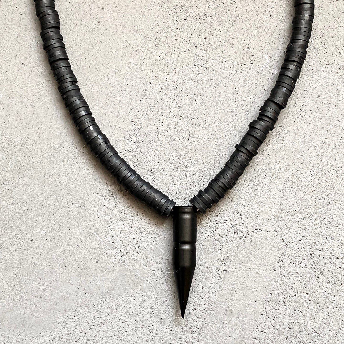 Black Bullet Necklace