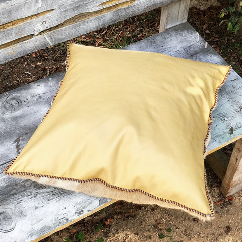 Large sales cowhide pillows
