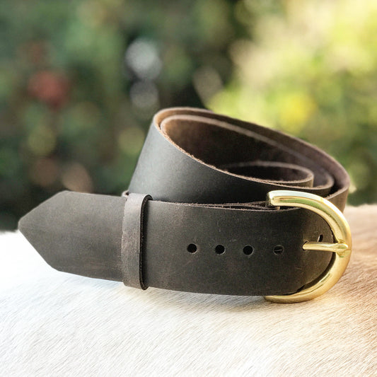 Distressed Leather Belt