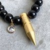 Bullet & Onyx Necklace