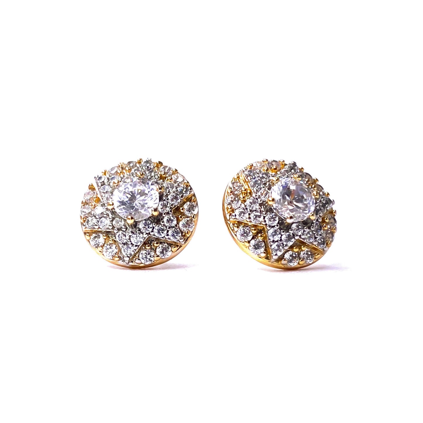 Pave Star Studs