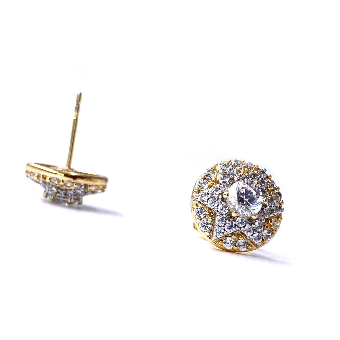 Pave Star Studs