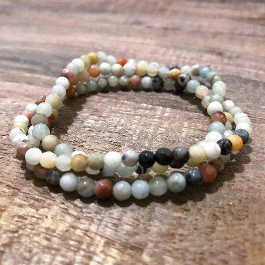 Colorful Agate Stone Bracelet