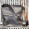 Distressed Leather Messenger