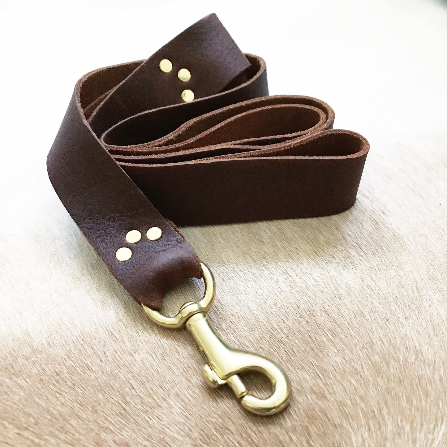 Saddle Leather Dog Leash