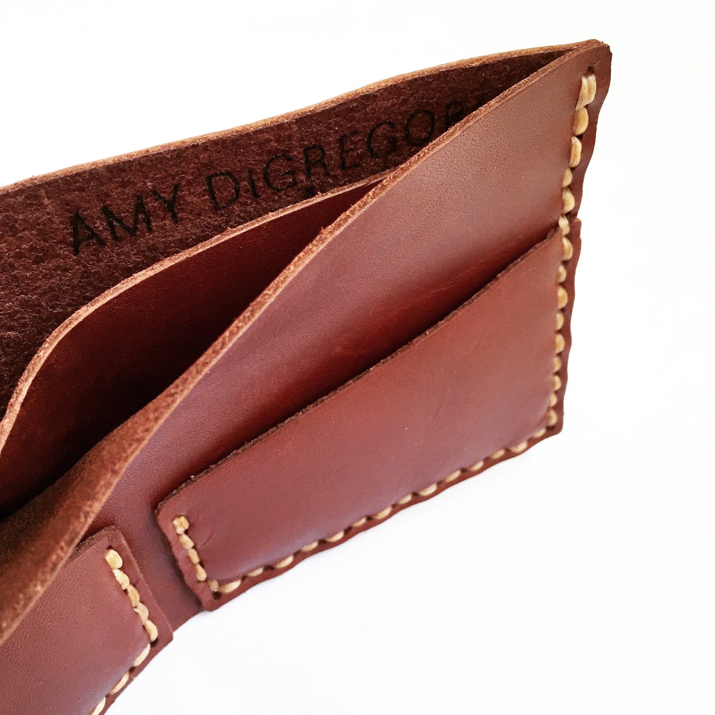 Cognac Leather Wallet