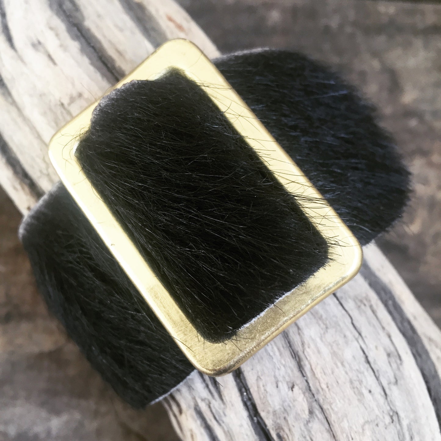 Crane Beach Cowhide Cuff