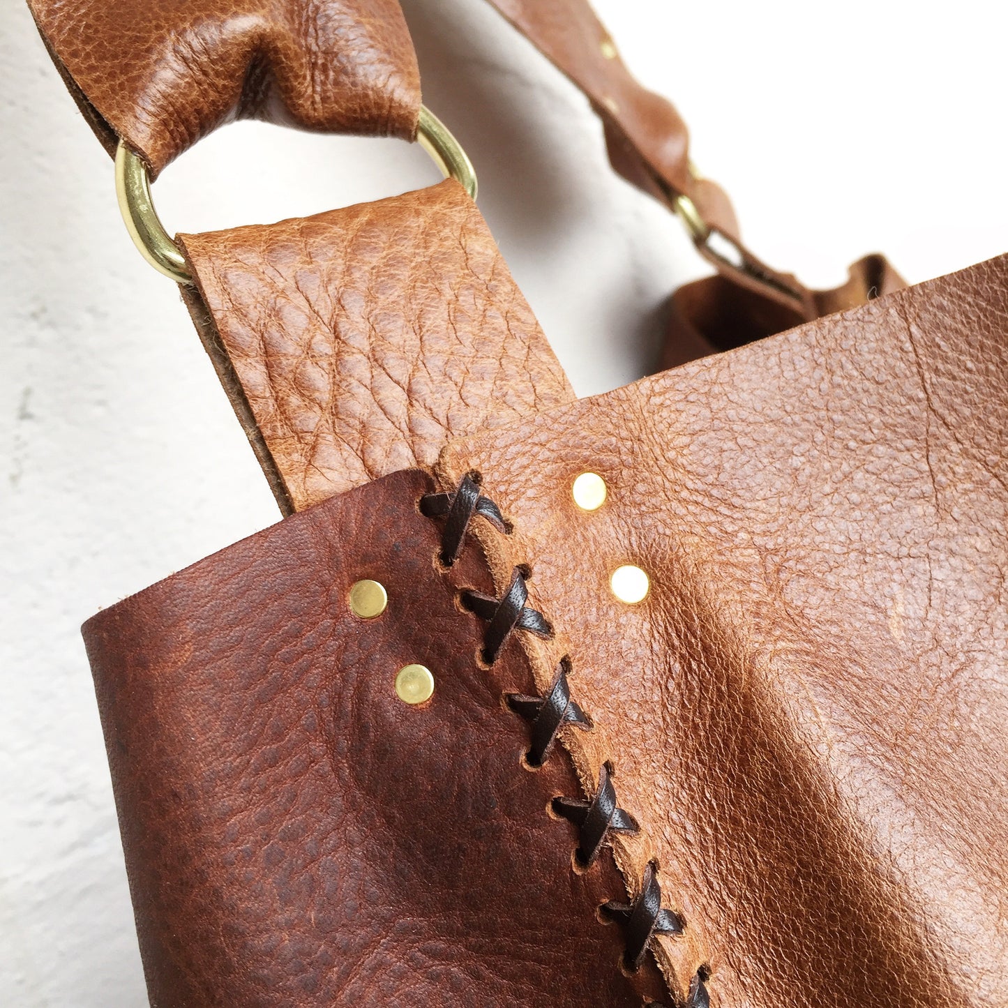 Distressed Leather Bag