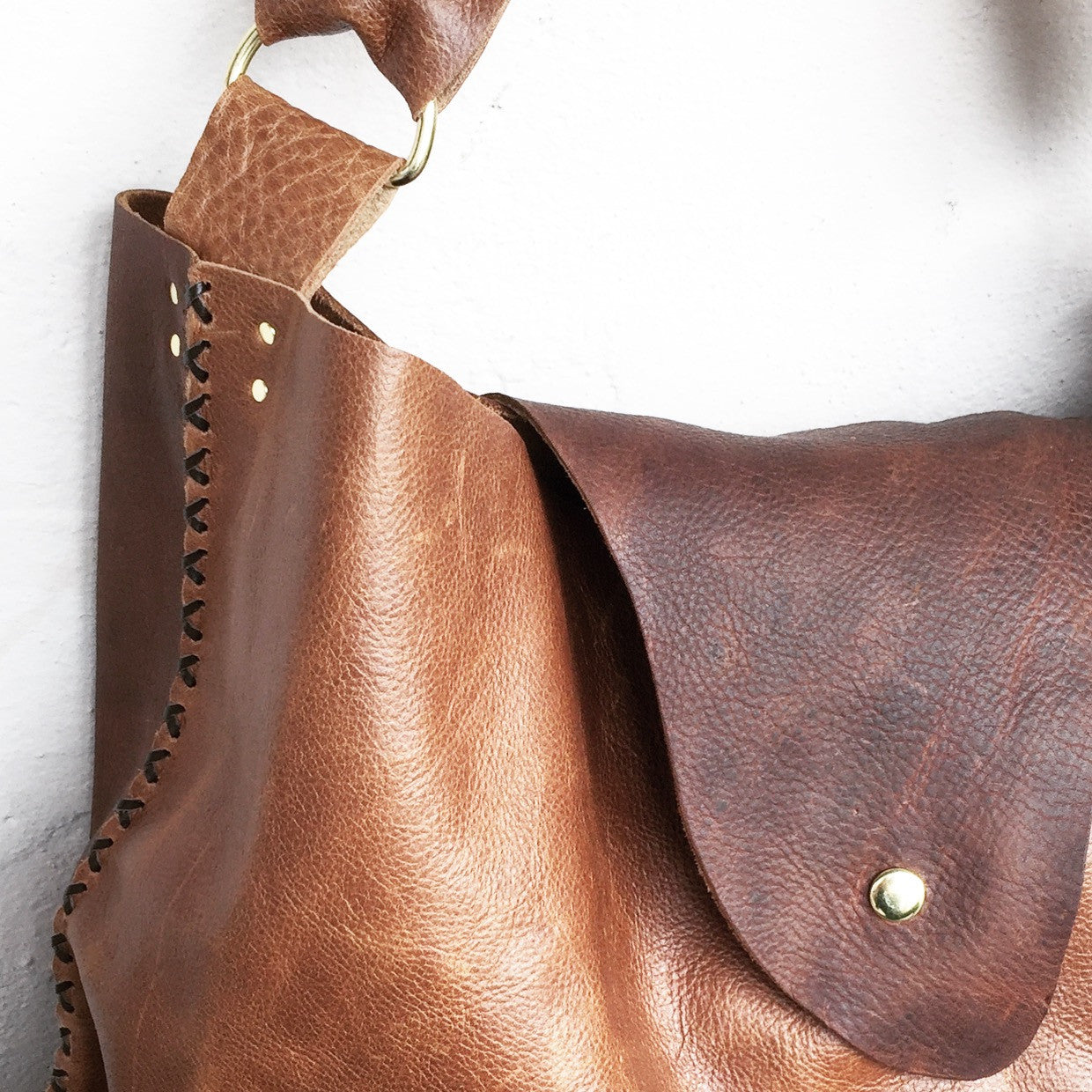 Distressed Leather Bag