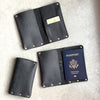 Distressed Leather Passport Case