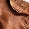 Distressed Whiskey Leather Bag