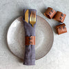 Leather + Wool Napkin Ring