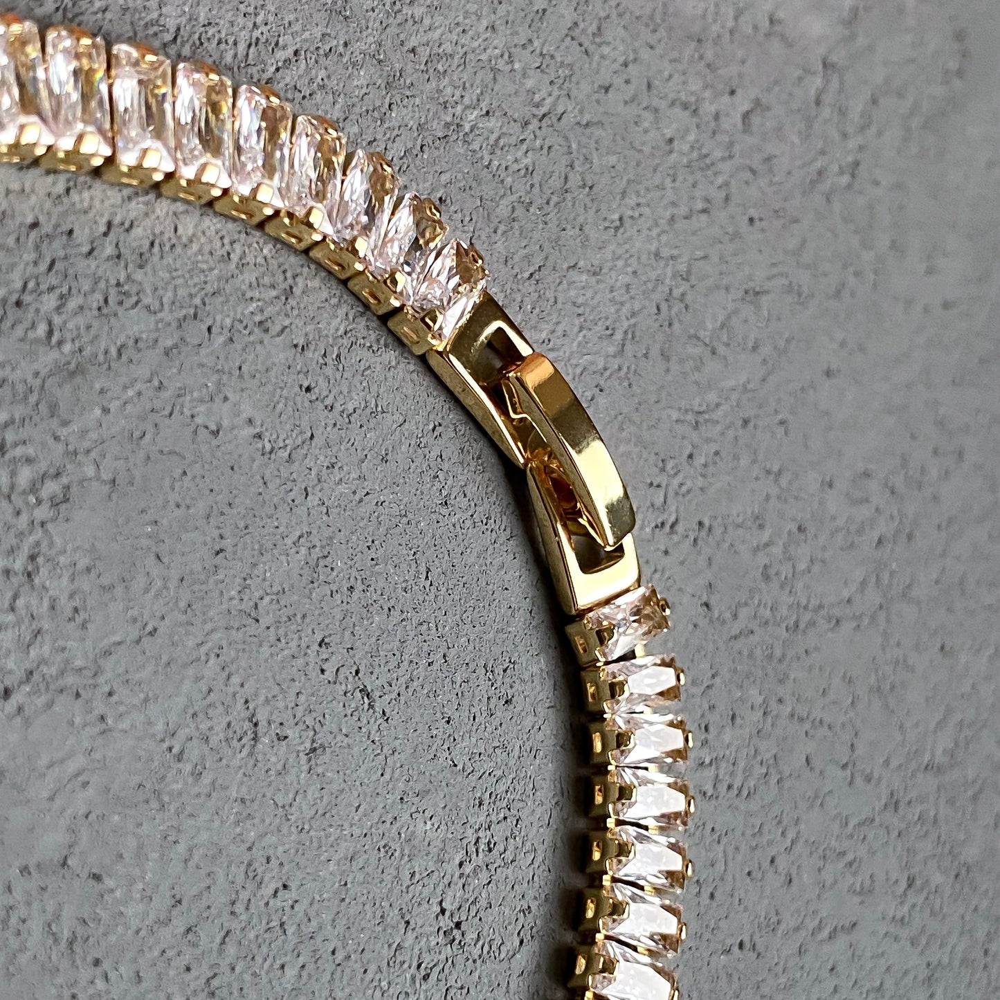 Baguette Cut Tennis Bracelet