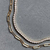 Tennis & Paperclip Necklaces