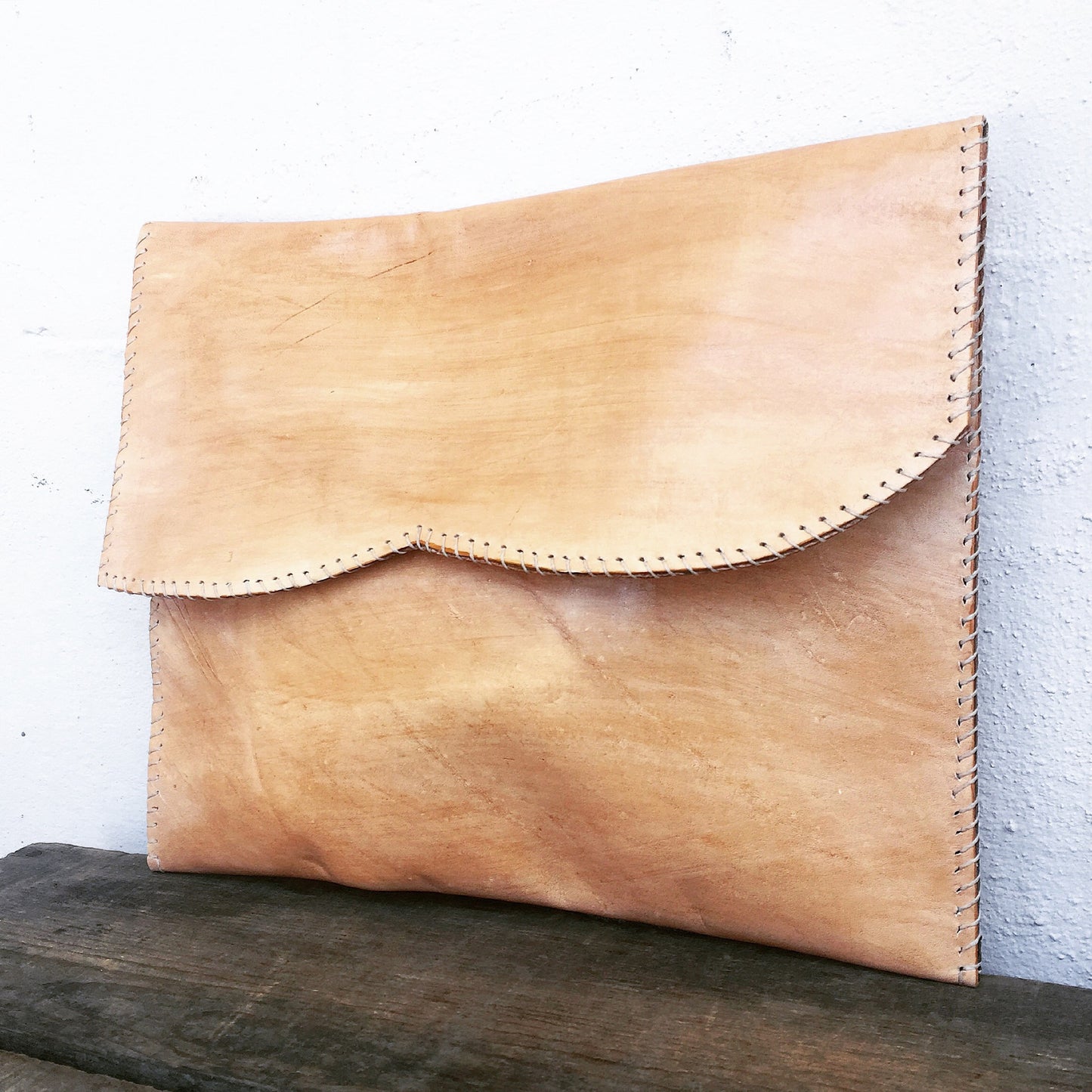 Leather Portfolio Clutch